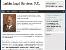Tablet Screenshot of larkinlegal.com
